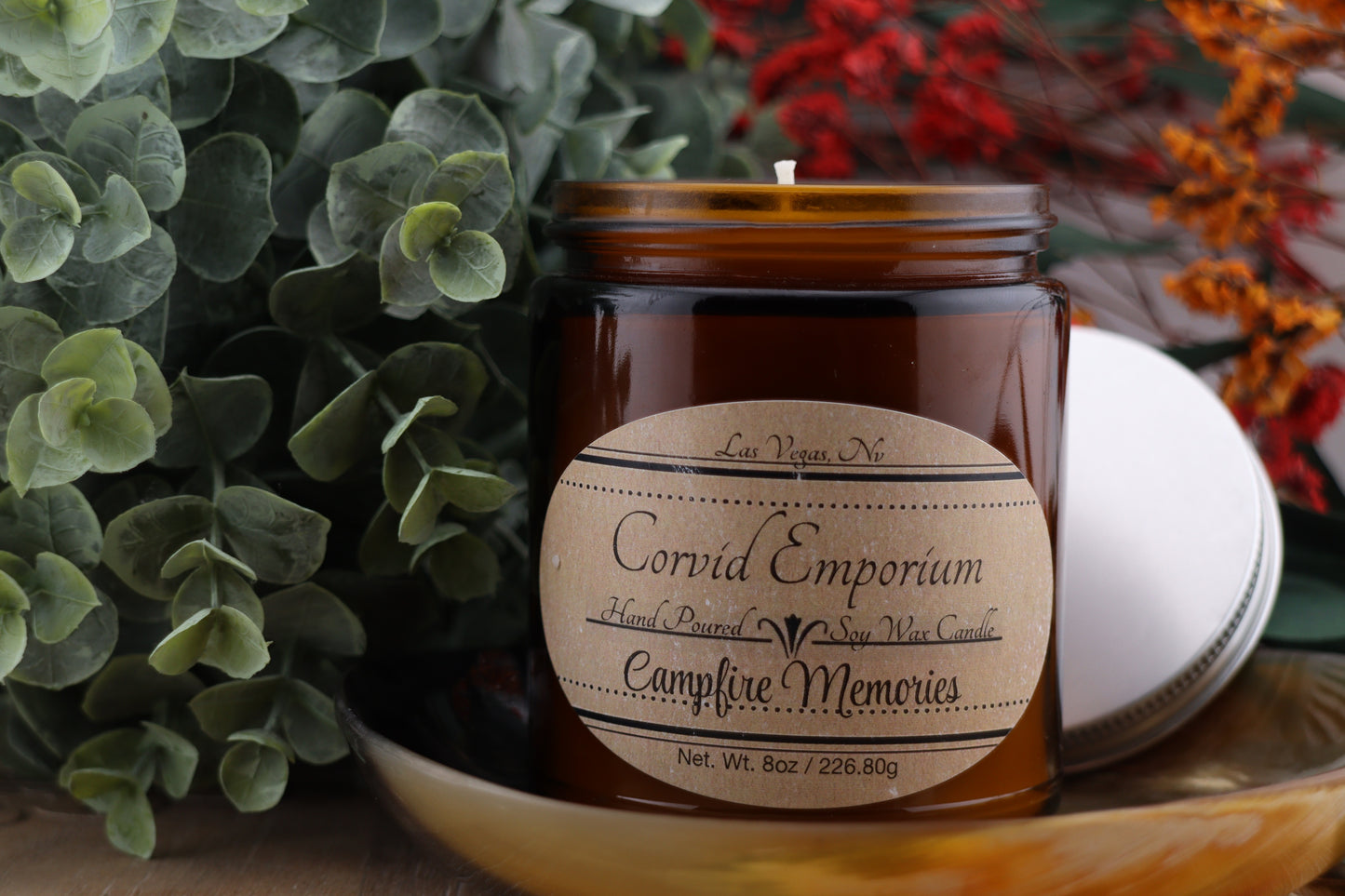 Campfire Memories - 8oz Handmade Soy Wax Scented Candle