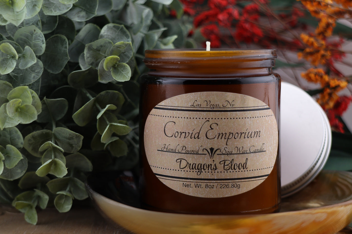 Dragons Blood - 8oz Handmade Soy Wax Scented Candle