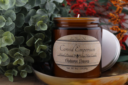 Autumn Leaves - 8oz Handmade Soy Wax Scented Candle