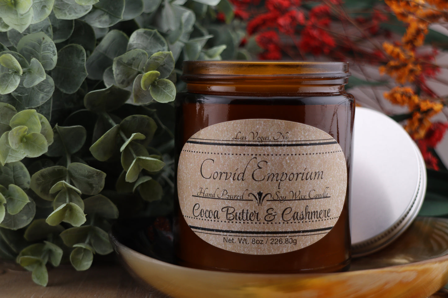 Coco Butter & Cashmere - 8oz Handmade Soy Wax Scented Candle